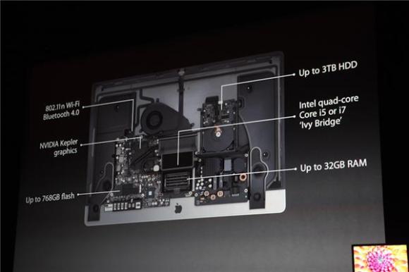 《國際電子商情》蘋果發(fā)布會與傳說中的iPad Mini。強(qiáng)大的NVidia Kepler顯示核心讓新款iMac依舊是很多設(shè)計(jì)師的首選工具，ivy Bridge和藍(lán)牙4.0也很符合潮流